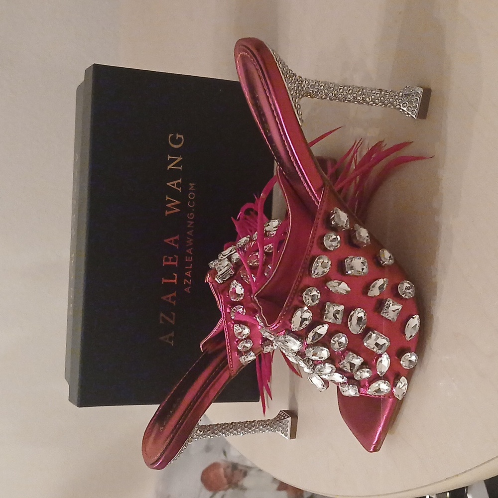 Pink Embellished Heels - Picture 6 of 9
